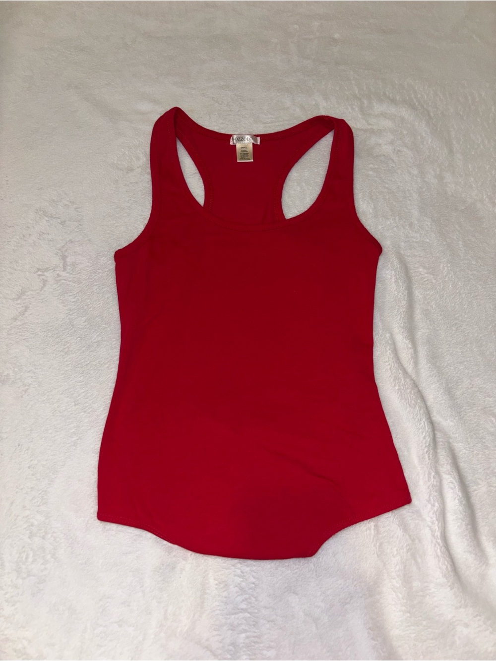 Women’s Red Racerback Tank Top body suit